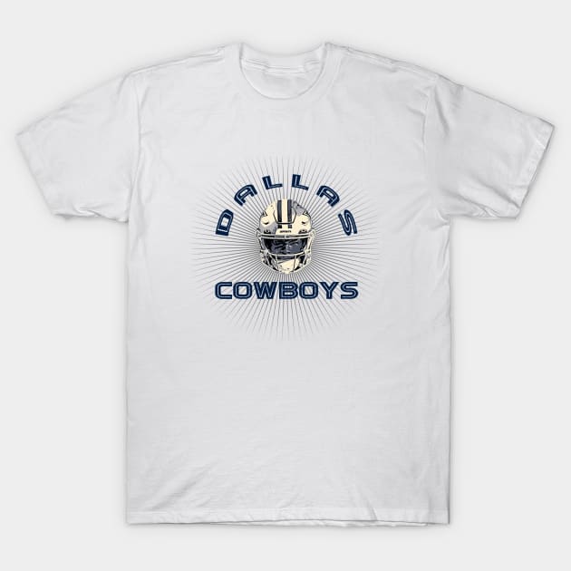 Dallas Cowboys Football Team T-Shirt by antarte